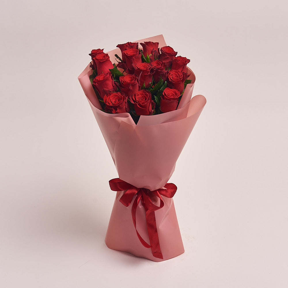 Bouquet of 15 Red roses Rhodes