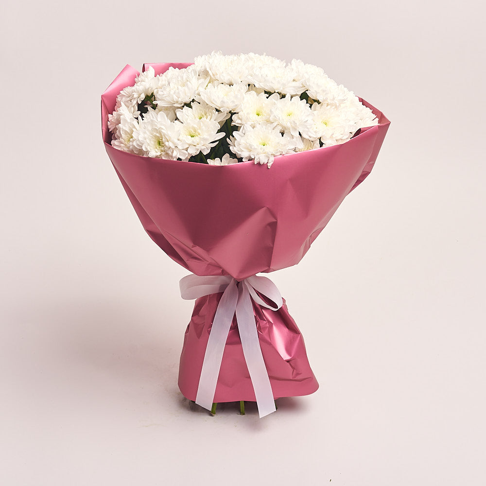 Bouquet of 11 White Chrysanthemums