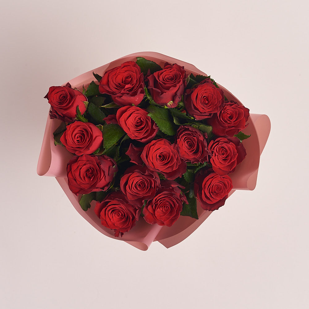 Bouquet of 15 Red roses Rhodes