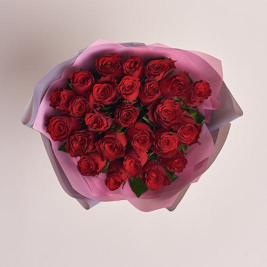 Bouquet of 25 Red roses Rhodes