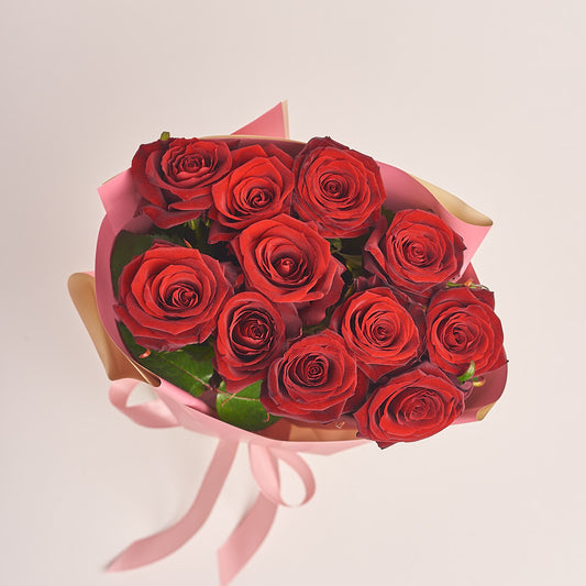 Bouquet of 11 Red Roses